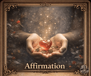 Affirmation – card Affirmation - card