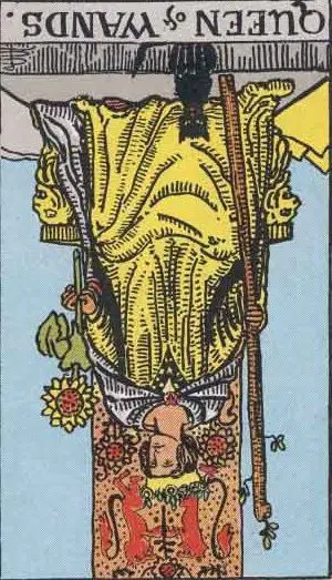 Queen of Wands (reversed)