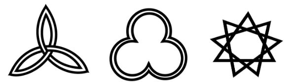 Three expressions of the Celtic sacred numbers