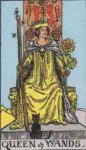 Rider-Waite, Queen of Wands