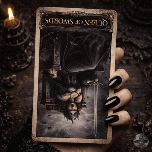 Queen of Swords reversed Queen of Swords reversed