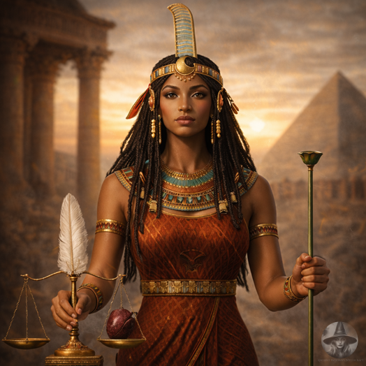 Ma’at goddess of truth and balance-sm